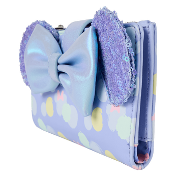Minnie Mouse Exclusive Iridescent All-Over Print Sequin Ear Flap Wallet, Image 2