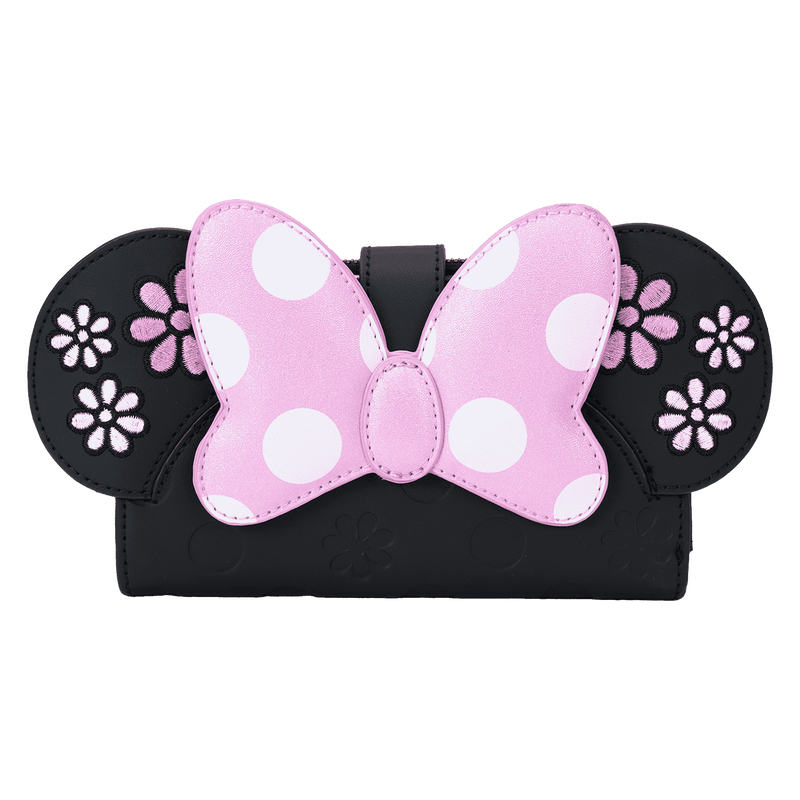 Minnie Mouse Floral Rock The Dots Flap Wallet, , hi-res view 1