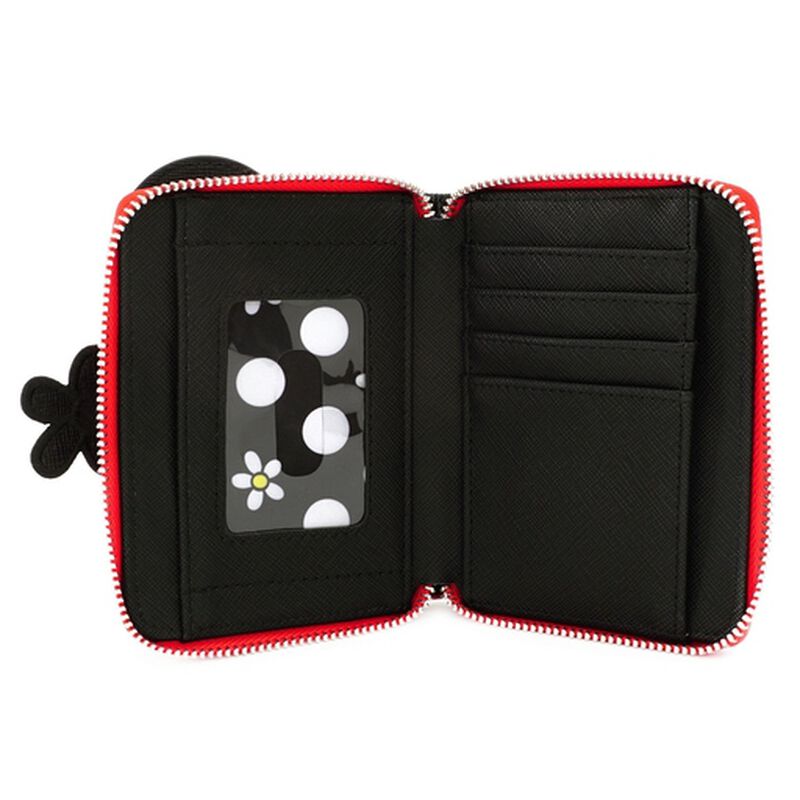 Disney Positively Minnie Mouse Polka Dot Zip Around Wallet, , hi-res view 2
