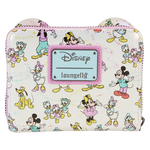Disney100 Mickey & Friends Classic All-Over Print Iridescent Zip Around Wallet, , hi-res view 5