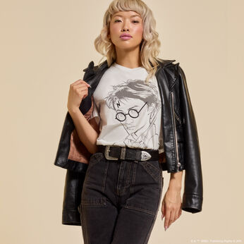 Harry Potter Sketch Unisex Tee, Image 2