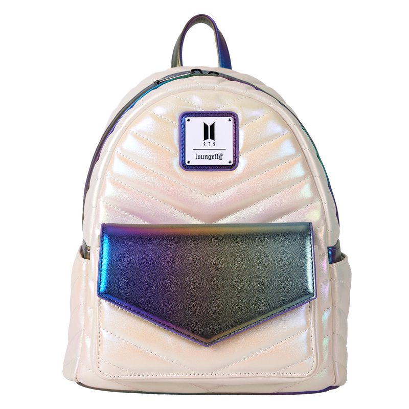 Funko Pop! By Loungefly BTS Iridescent Quilted Mini Backpack, , hi-res view 1