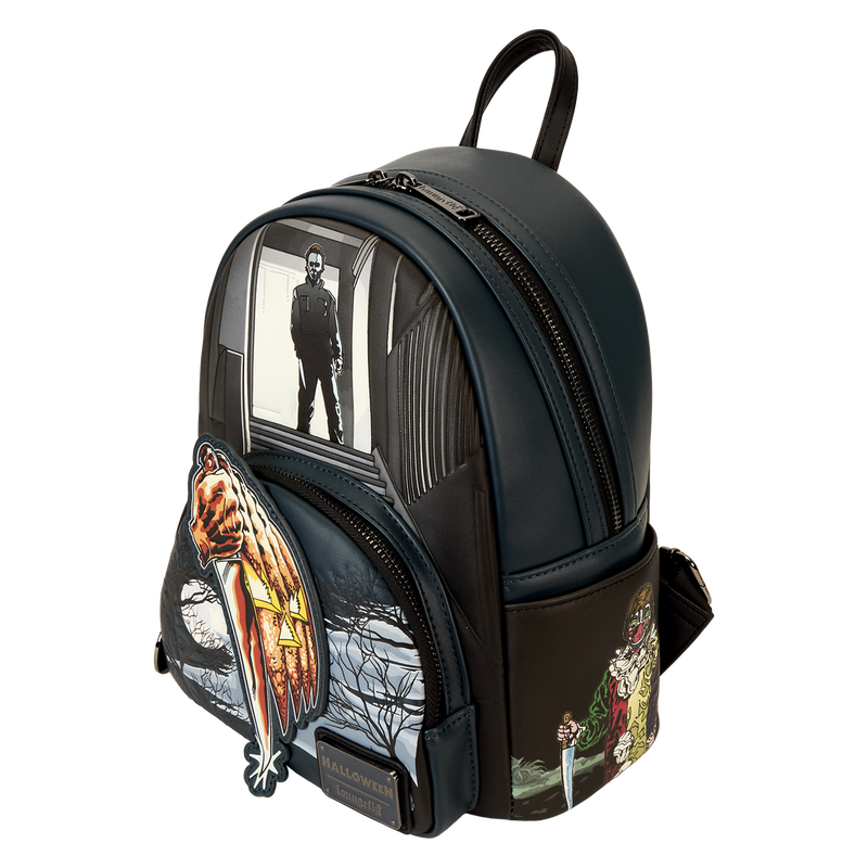 Halloween Michael Myers Jack-O'-Lantern Glow Mini Backpack, , hi-res view 5