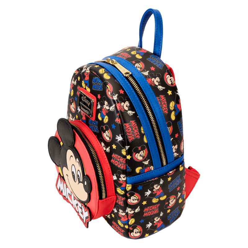 Mickey Mouse Classic All-Over Print Mini Backpack, , hi-res view 5