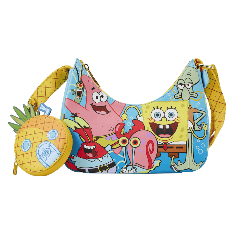 SpongeBob SquarePants Group Shot Crossbody Bag, , hi-res image number 1