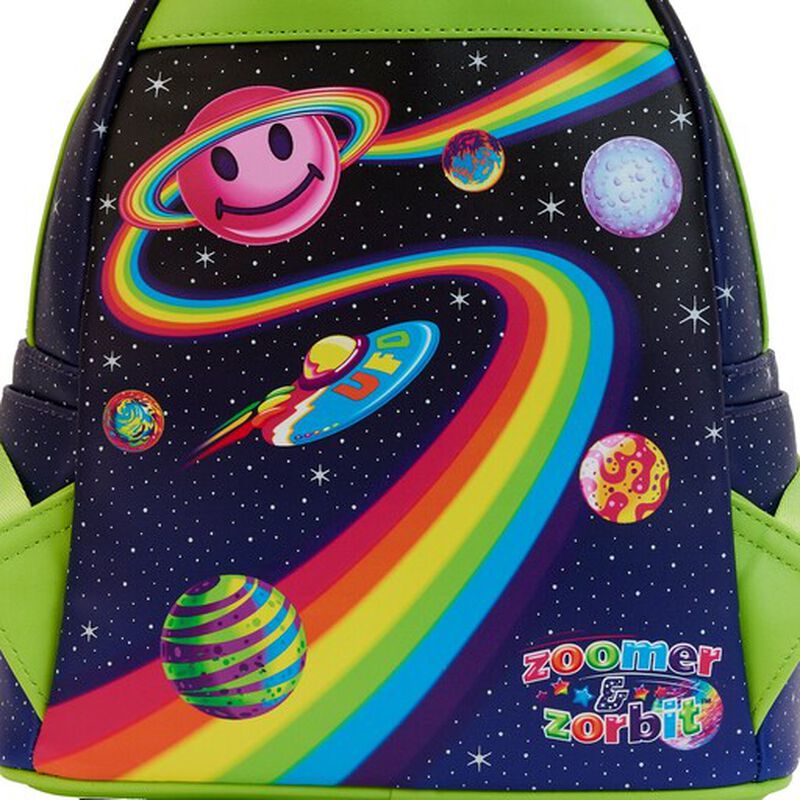 Lisa Frank Cosmic Alien Ride Glow Mini Backpack, , hi-res view 7
