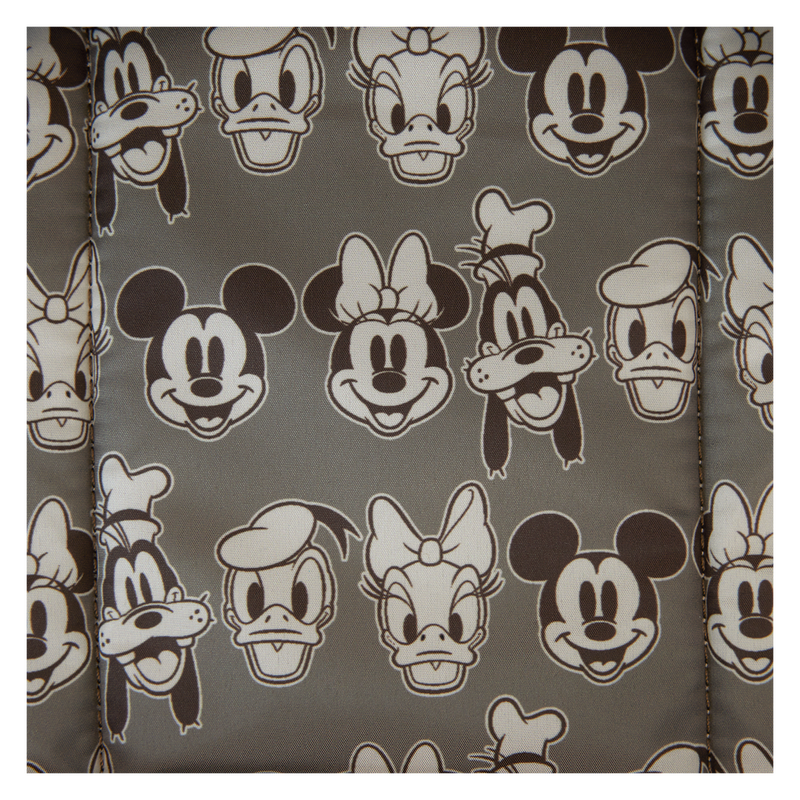 Mickey & Friends Canvas All-Over Print Drawstring Bucket Mini Backpack, , hi-res view 9