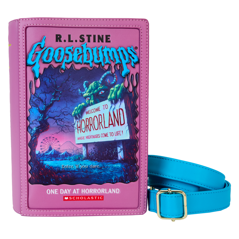Goosebumps One Day At Horrorland Book Cover Crossbody Bag, , hi-res view 1