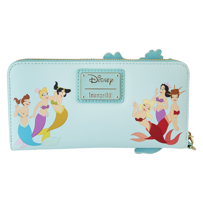 The Little Mermaid Ariel Princess Lenticular Zip Around Wallet, , hi-res view 4