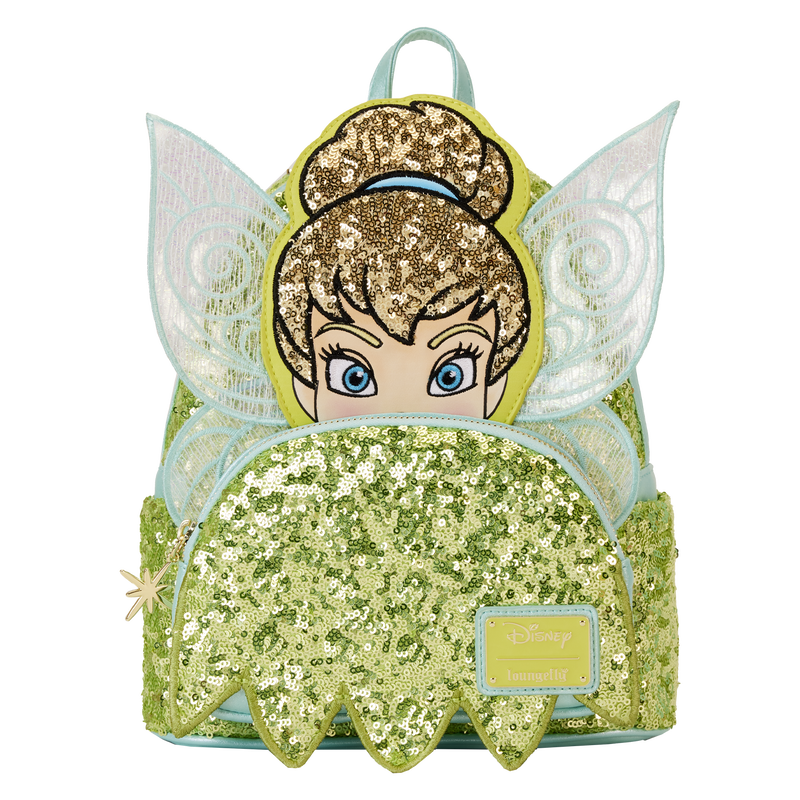 Peter Pan Tinker Bell Exclusive Sequin Cosplay Mini Backpack, , hi-res view 1