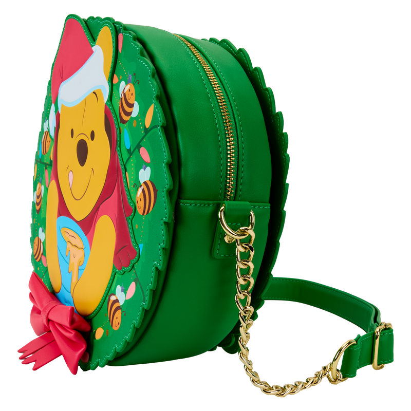Winnie The Pooh Stuck In Wreath Glow Crossbody Bag, , hi-res view 4