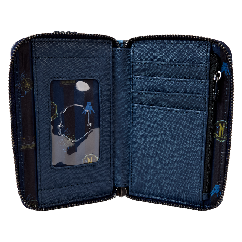 Wednesday Nevermore Academy Castle Zip Around Wallet, , hi-res view 5