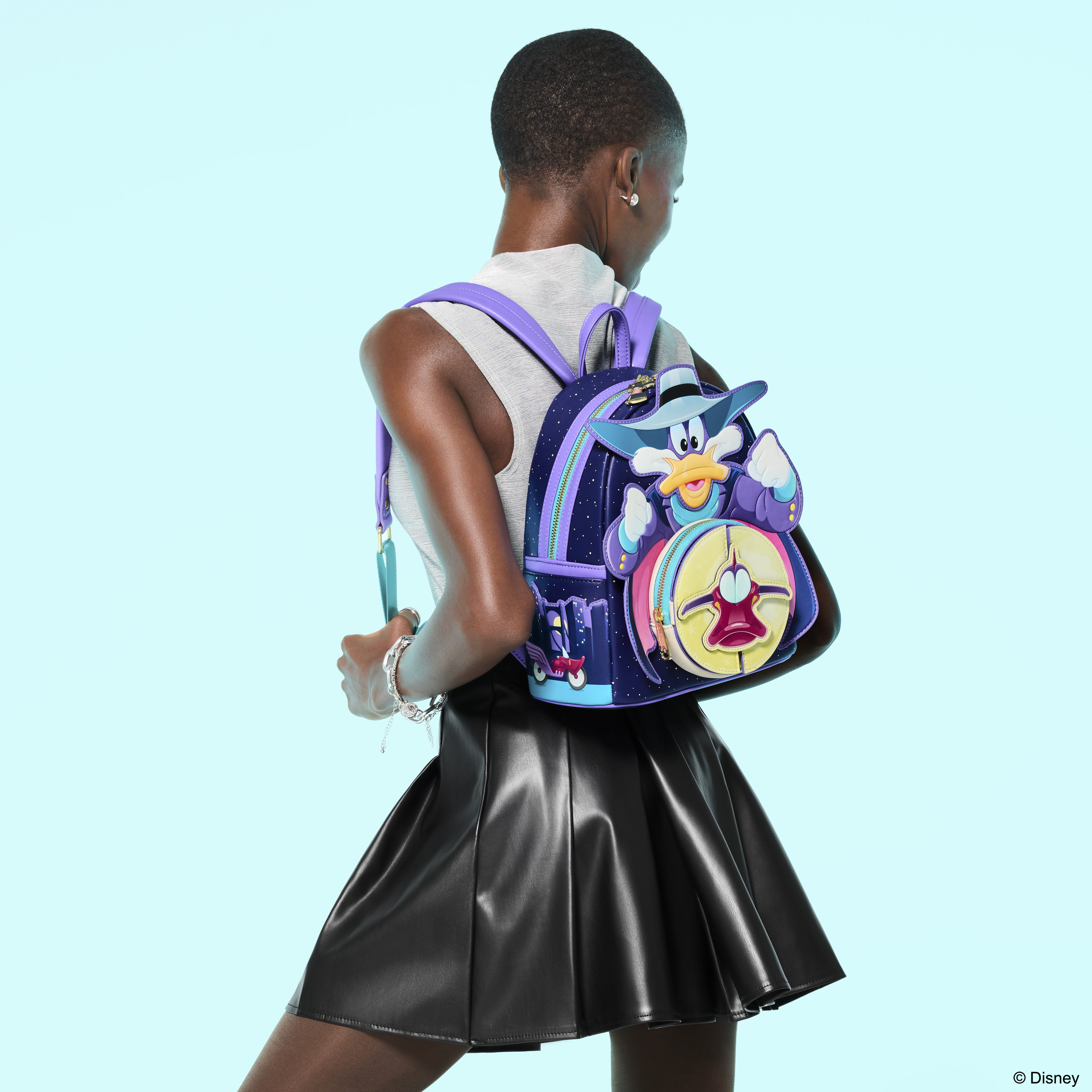 Darkwing Duck Glow Mini Backpack | Loungefly