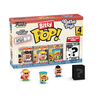 Bitty Pop! Retro Toys Hasbro 4-Pack Series 1, Image 1