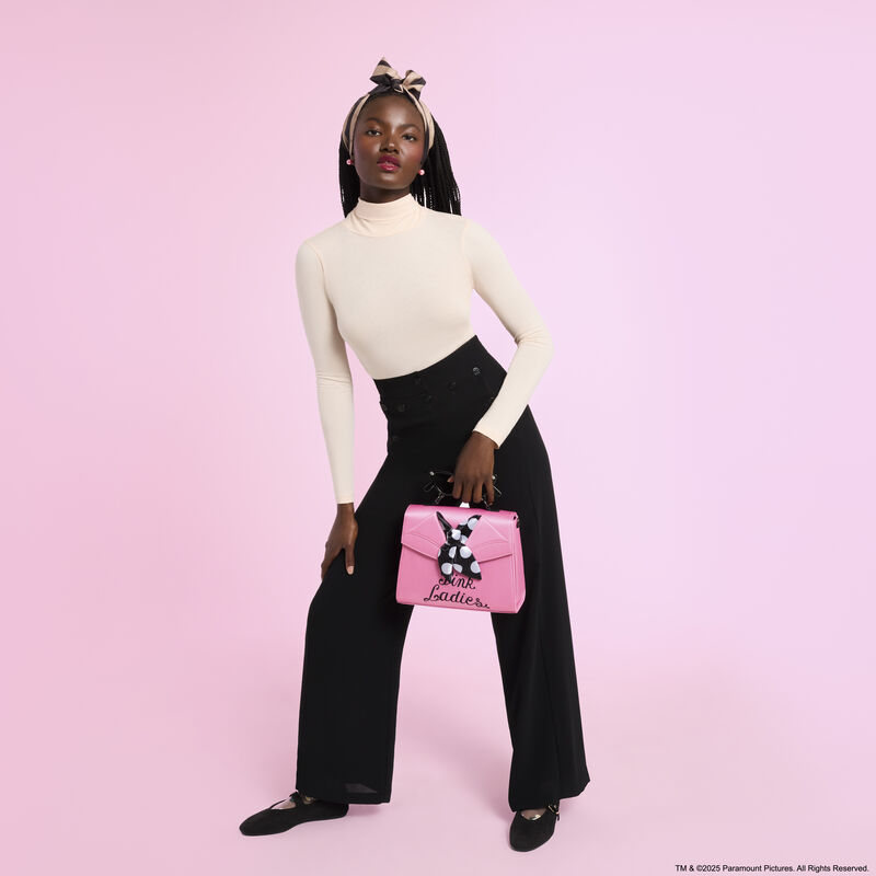 Grease Pink Ladies Crossbody Bag | Loungefly display picture 1