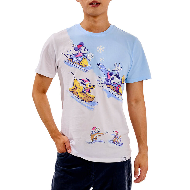 Mickey & Friends Winter Wonderland Unisex Tee, , hi-res view 1