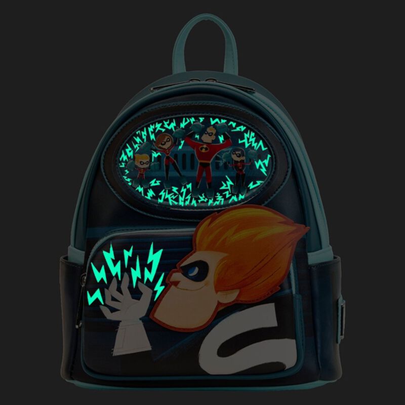 The Incredibles Syndrome Glow Mini Backpack, , hi-res view 2