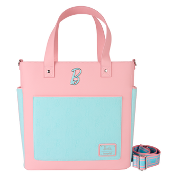 Classic Barbie Terry Cloth Convertible Backpack & Tote Crossbody Bag, Image 1