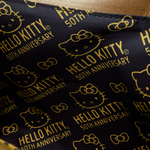 Sanrio Hello Kitty 50th Anniversary Metallic Gold Crossbody Bag, , hi-res view 7