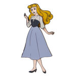 Princess Aurora Paper Doll Pin Set, , hi-res image number 3