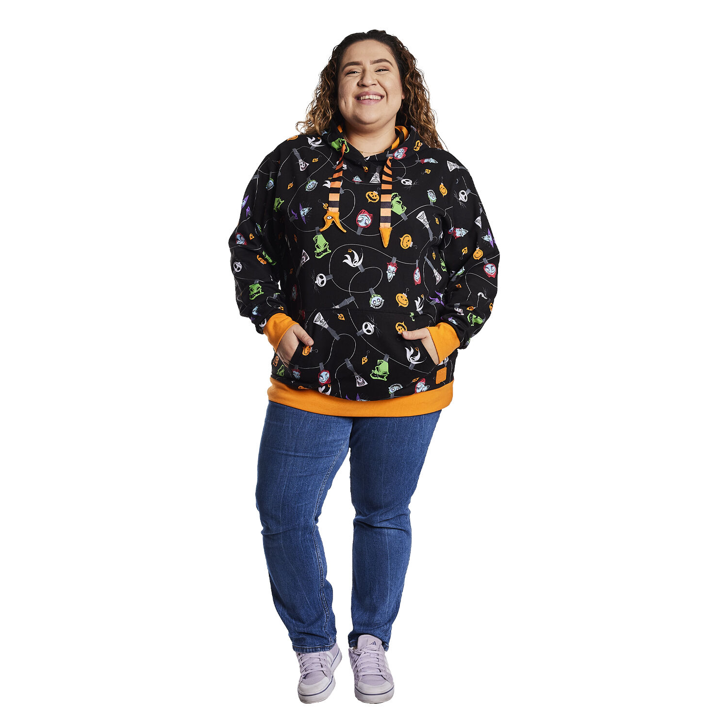 Nightmare before christmas best sale hoodie plus size
