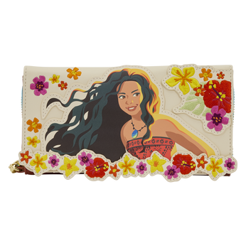 Moana Live Action Floral Wristlet Wallet, , hi-res view 1