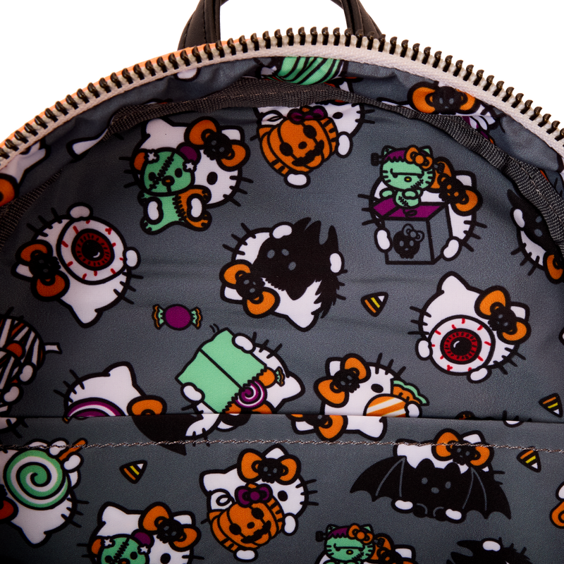 NYCC Limited Edition Sanrio Hello Kitty Skeleton Costume Glow Mini Backpack, , hi-res view 11