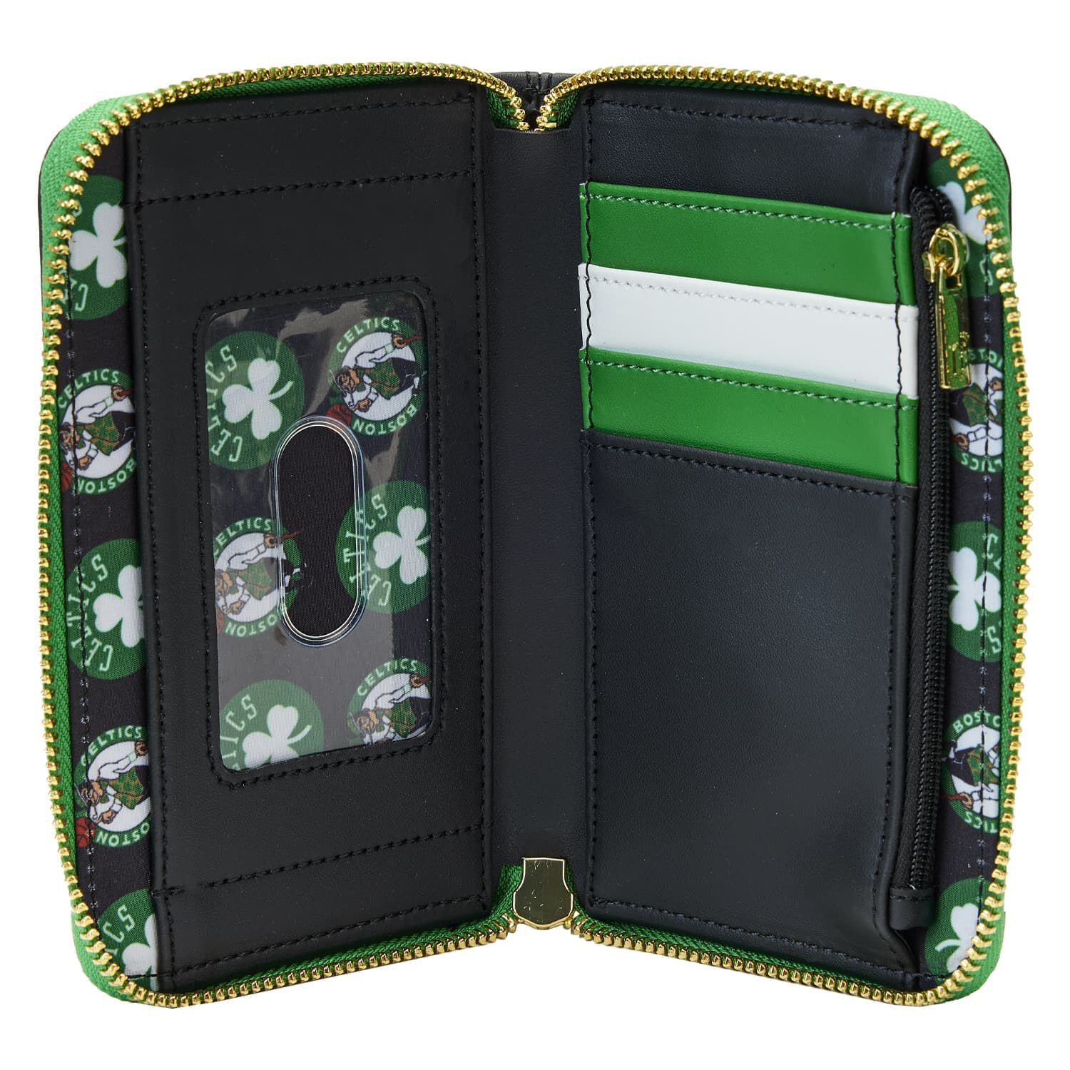[MM6] Logo zip around half wallet - green ☆送料込☆ MM6] Logo Zip Around Half Wallet - Green ☆送料込☆ 財布