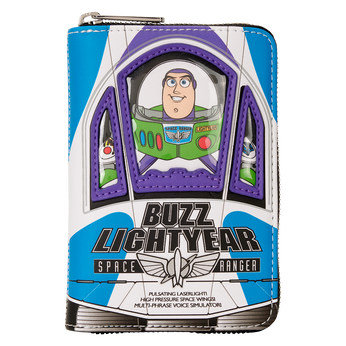 Toy Story 30th Anniversary Buzz Lightyear Glow Zip Around Wallet, Image 1