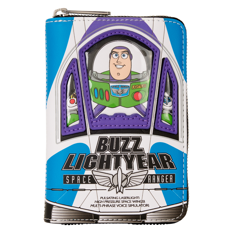 Toy Story 30th Anniversary Buzz Lightyear Glow Zip Around Wallet, , hi-res view 1
