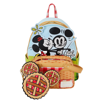 Mickey & Friends Picnic Basket Mini Backpack with Coin Bag, Image 2