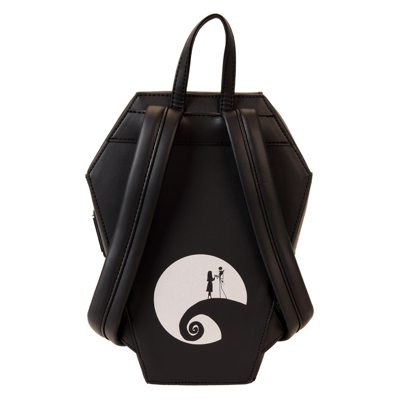 NYCC Limited Edition The Nightmare Before Christmas Jack & Sally Figural Coffin Mini Backpack, , hi-res view 8