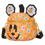 Mickey Mouse Floral Pumpkin Head Glow Figural Crossbody Bag, , hi-res view 5