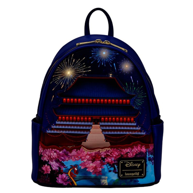 Mulan Castle Light Up Mini Backpack, , hi-res view 3