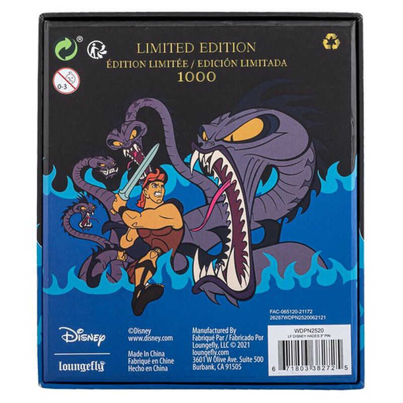 Disney Hercules Hades Collector Box Sliding Enamel Pin, , hi-res view 5