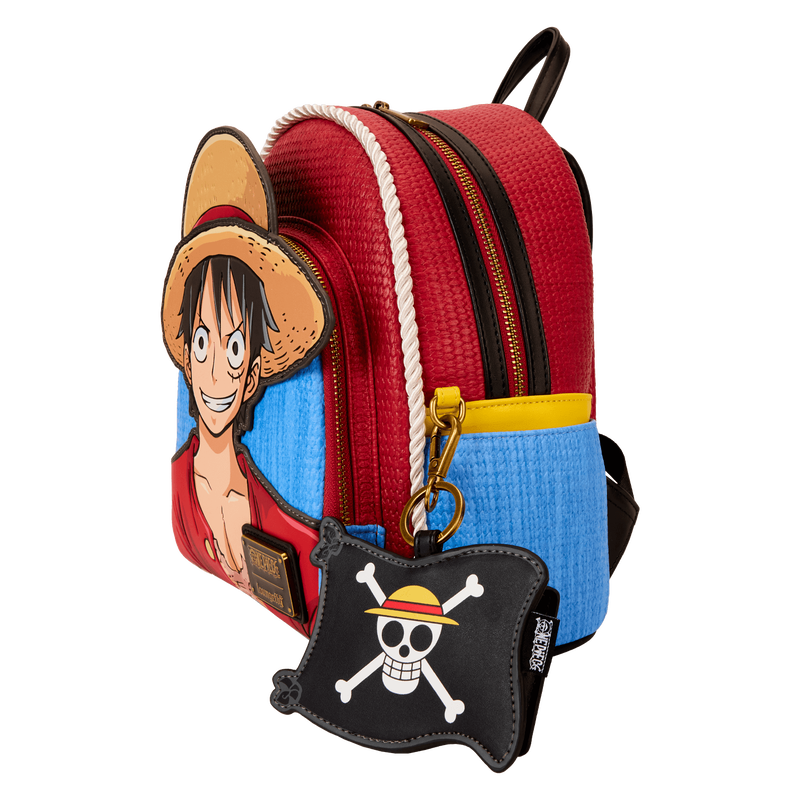 NYCC Limited Edition One Piece Luffy Cosplay Mini Backpack With Coin Bag, , hi-res view 3
