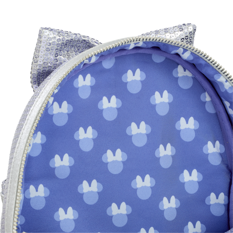 Minnie Mouse Purple Sequin Mini Backpack - Disney, , hi-res view 4