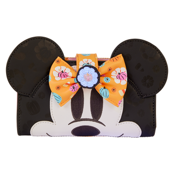 Minnie Mouse Cosplay Floral Pumpkin Flap Wallet, Image 1