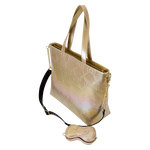 Sanrio Hello Kitty 50th Anniversary Metallic Gold Tote Crossbody Bag With Coin Bag, , hi-res view 4