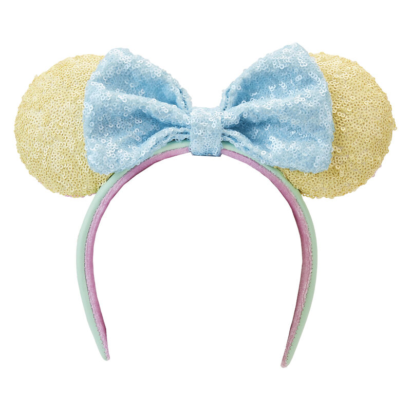 Limited Edition Exclusive - Minnie Mouse Pastel Sequin Ear Headband, , hi-res view 1