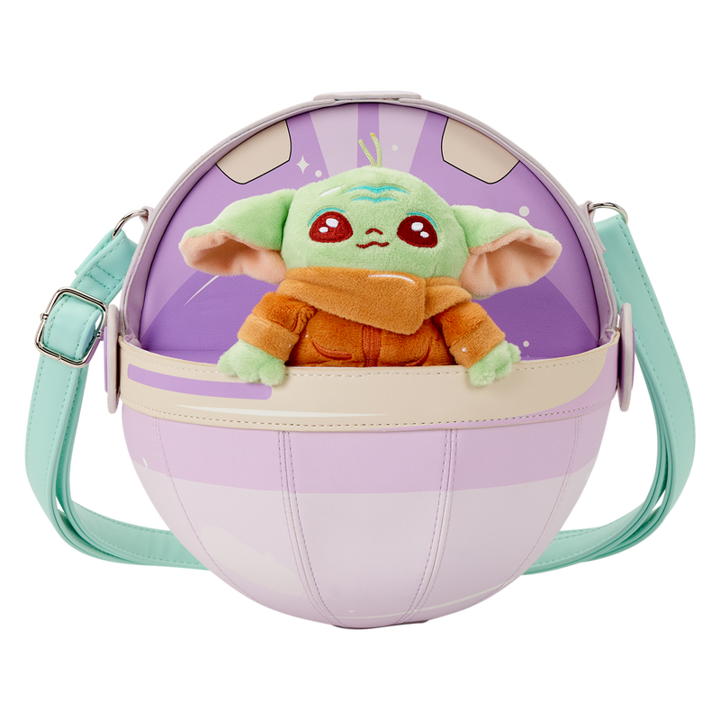 The Mandalorian Grogu Figural Pod Plush Crossbody Bag, , hi-res view 1
