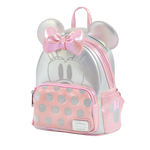 Silver And Pink Minnie Mouse Mini Backpack, , hi-res view 2
