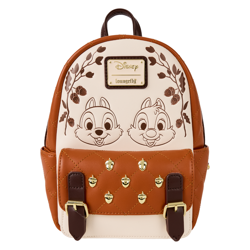 Chip 'n' Dale Acorn Quilted Texture Mini Backpack, , hi-res view 1