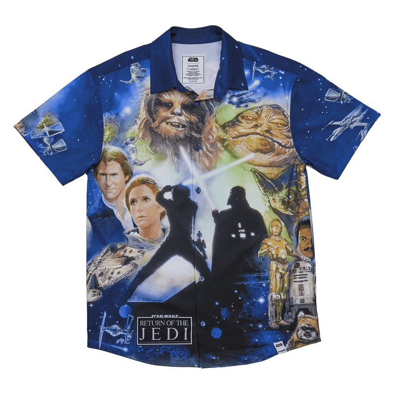 Star Wars Return of the Jedi Poster Camp Shirt, , hi-res view 6