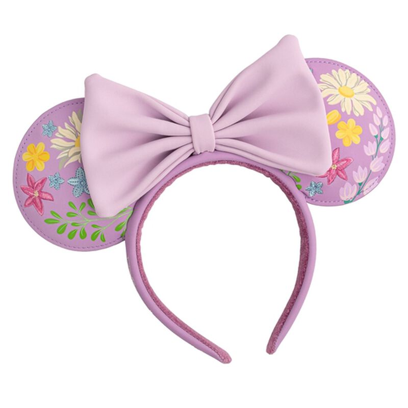 Disney Minnie Mouse Floral Ears Headband, , hi-res view 1