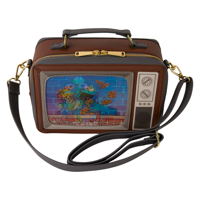 Sesame Street Lenticular Retro TV Triple Lenticular Crossbody Bag, , hi-res view 7