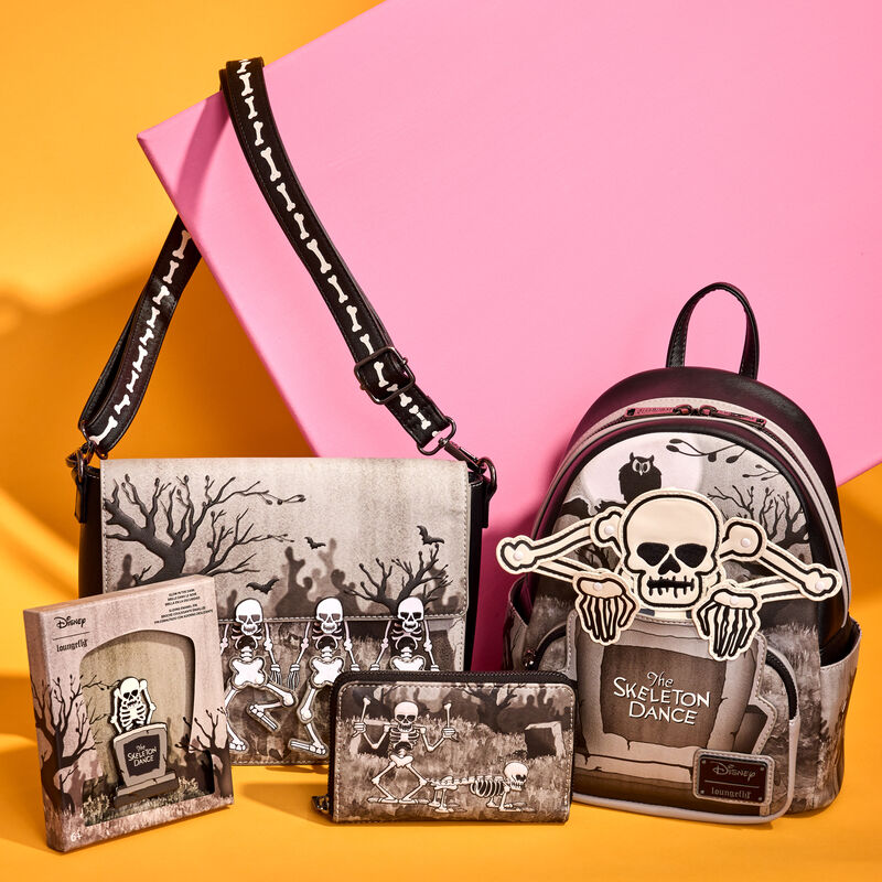 The Skeleton Dance 95th Anniversary Glow Crossbody Bag, , hi-res view 3