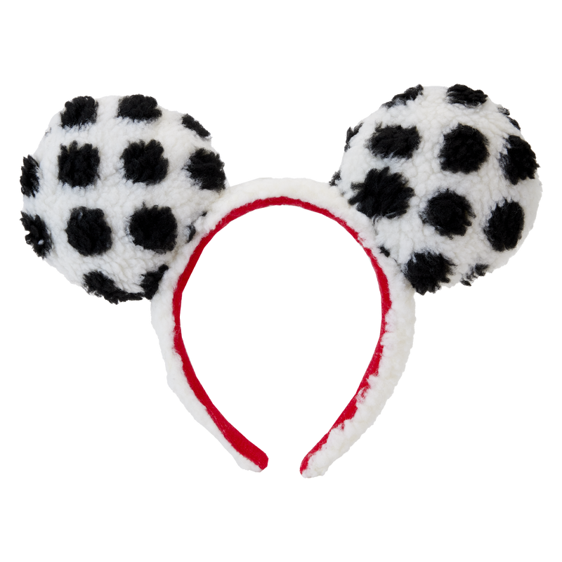 Minnie Mouse Rocks the Dots Classic Sherpa Ear Headband, , hi-res view 4