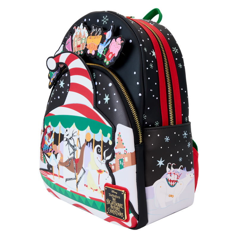 The Nightmare Before Christmas Town Carousel Glow Mini Backpack, , hi-res view 5