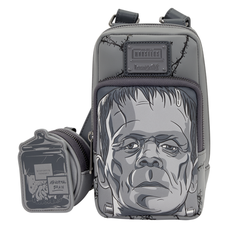 Universal Monsters Frankenstein Crossbody Bag with Coin Bag, , hi-res view 1